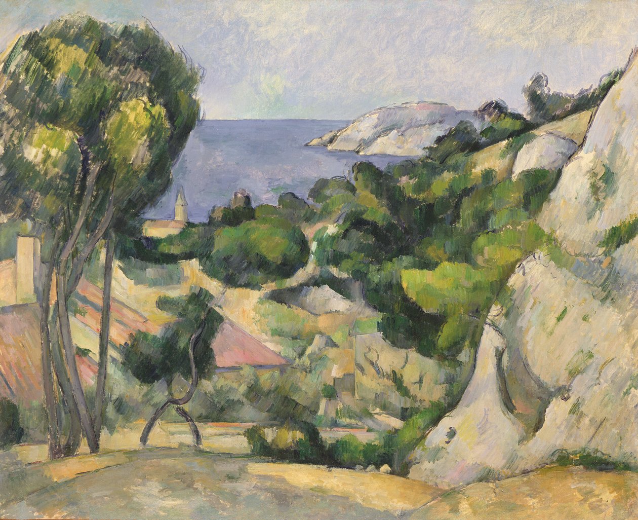 LEstaque, 1879-83 av Paul Cézanne