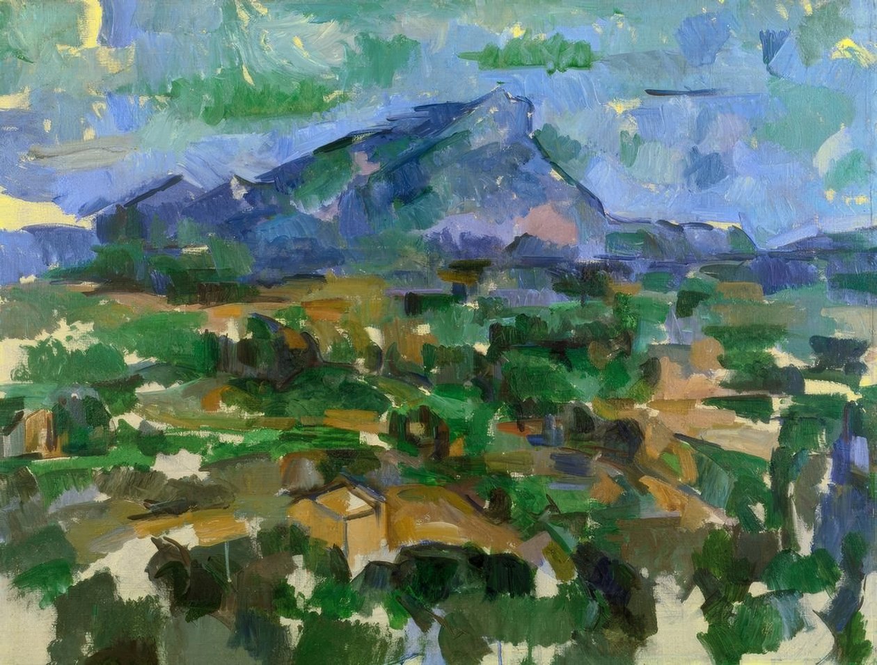 Sainte-Victoire-fjellet av Paul Cézanne