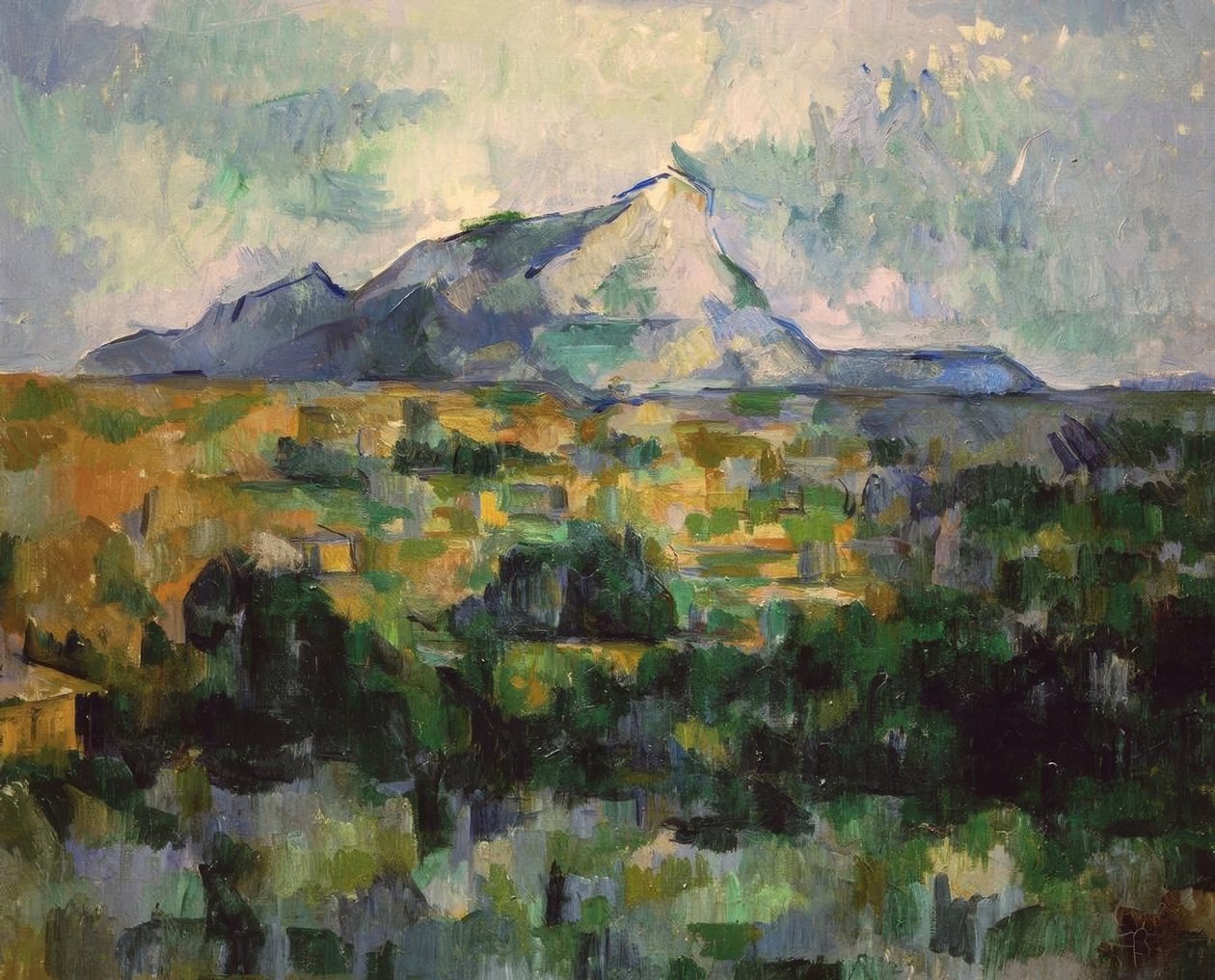 Sainte-Victoire-fjellet av Paul Cézanne