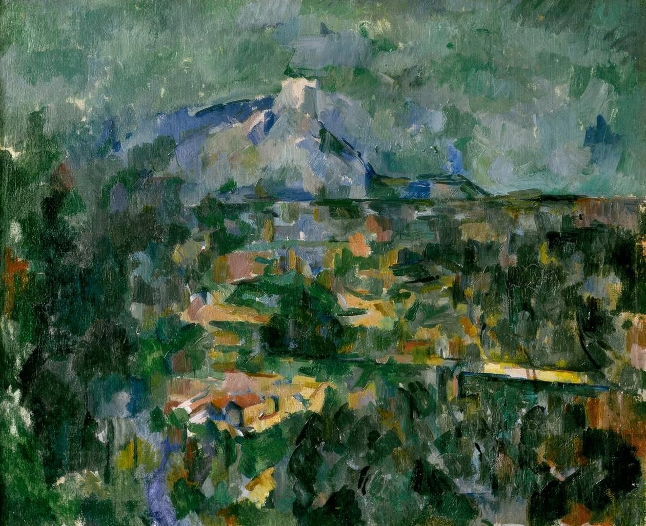 Sainte-Victoire-fjellet av Paul Cézanne
