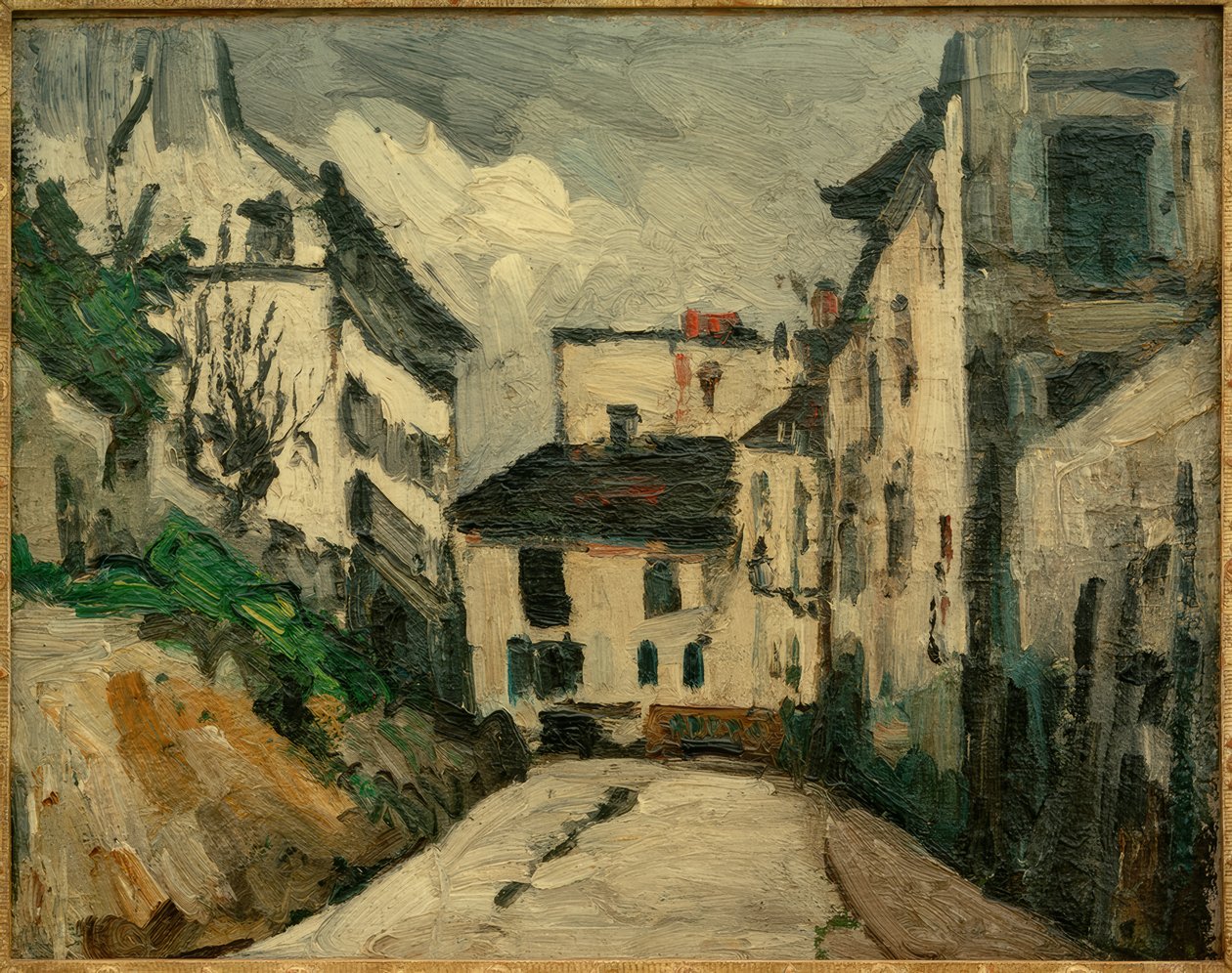 Rue des Saules i Montmartre av Paul Cézanne