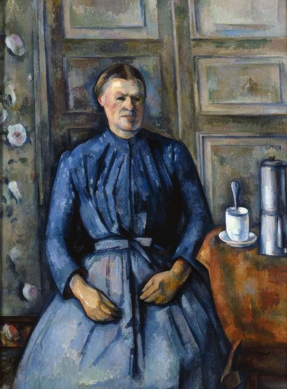 Kvinnen med kaffetrakteren av Paul Cézanne