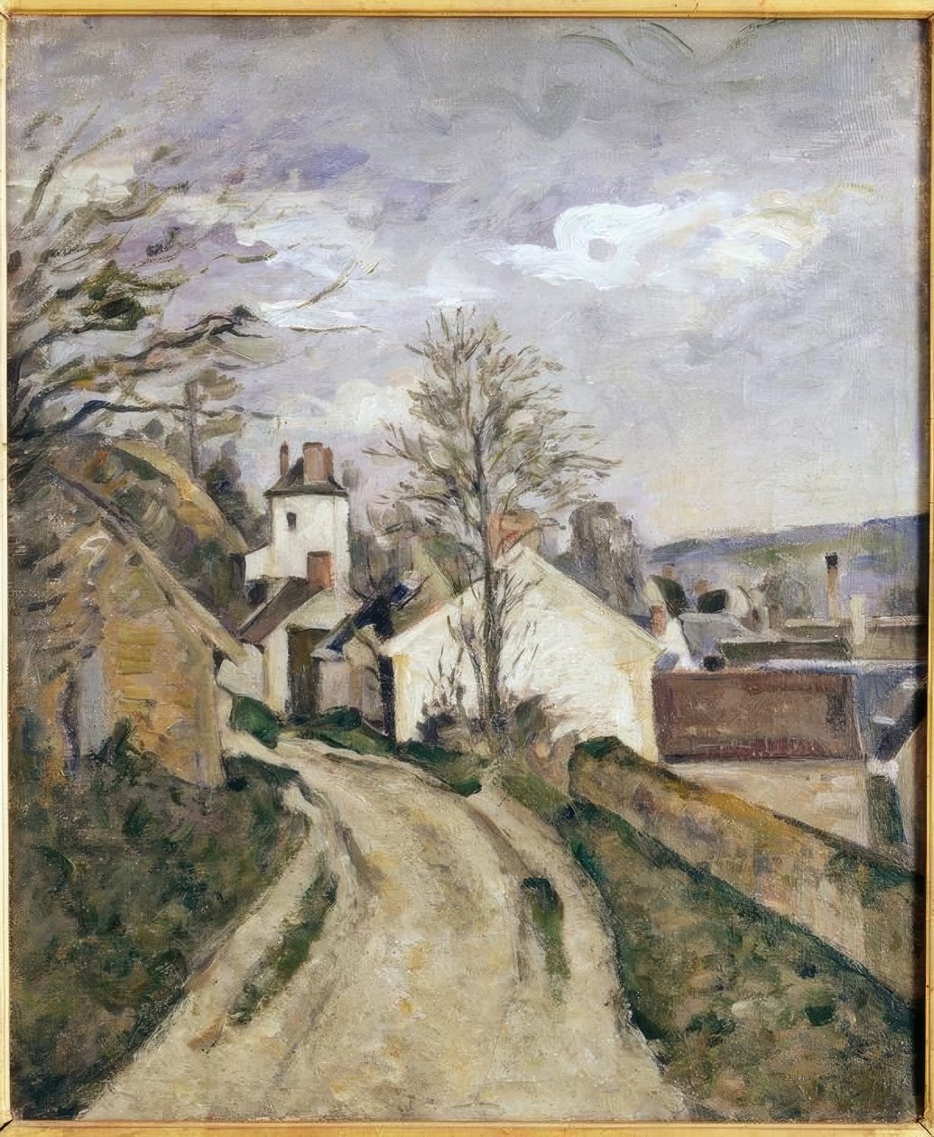 Doktor Gachets hus i Auvers av Paul Cézanne