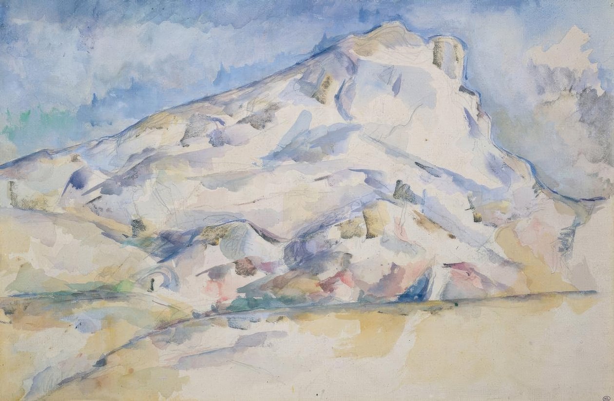 Sainte Victoire-fjellet av Paul Cézanne