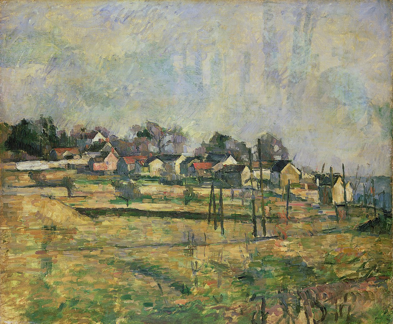 Landskap, ca. 1873-77 av Paul Cézanne