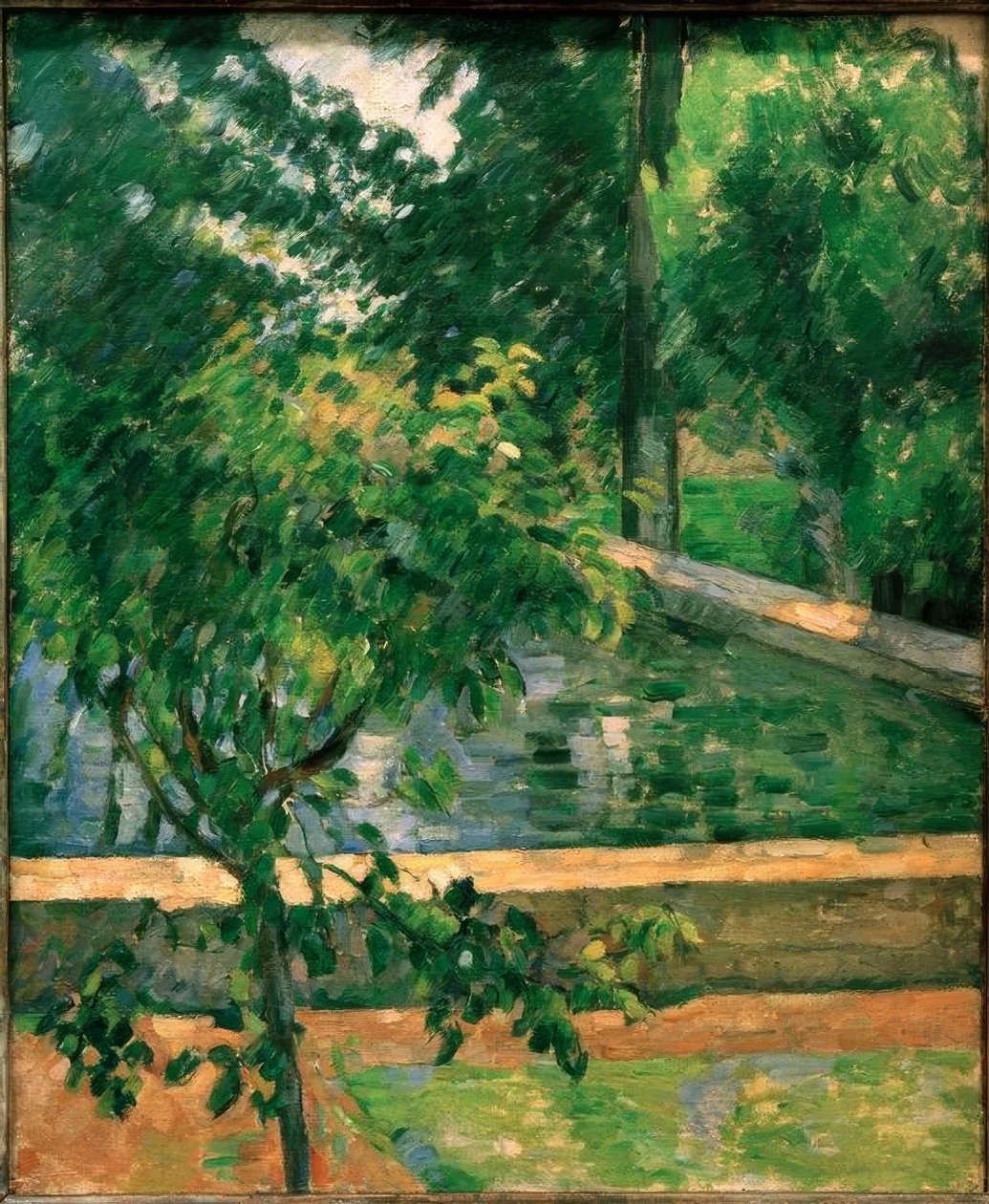 Jas de Bouffan-bassenget av Paul Cézanne