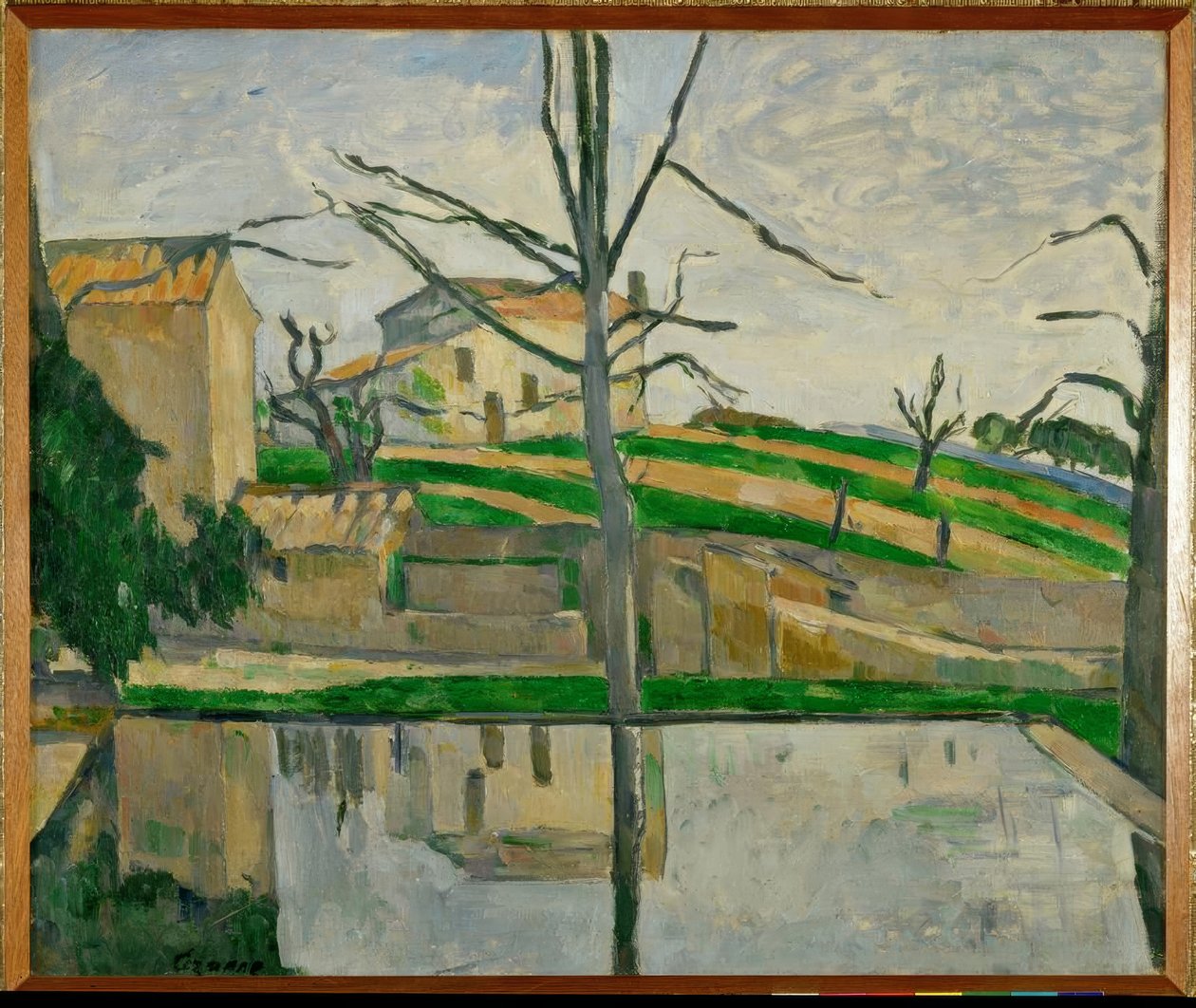 Jas de Bouffan-bassenget av Paul Cézanne