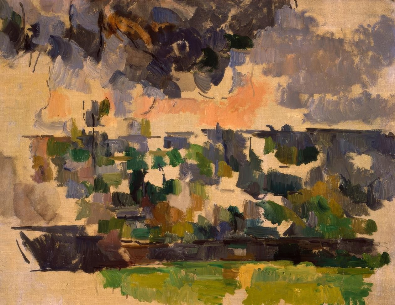 Jardin de Lauves av Paul Cézanne