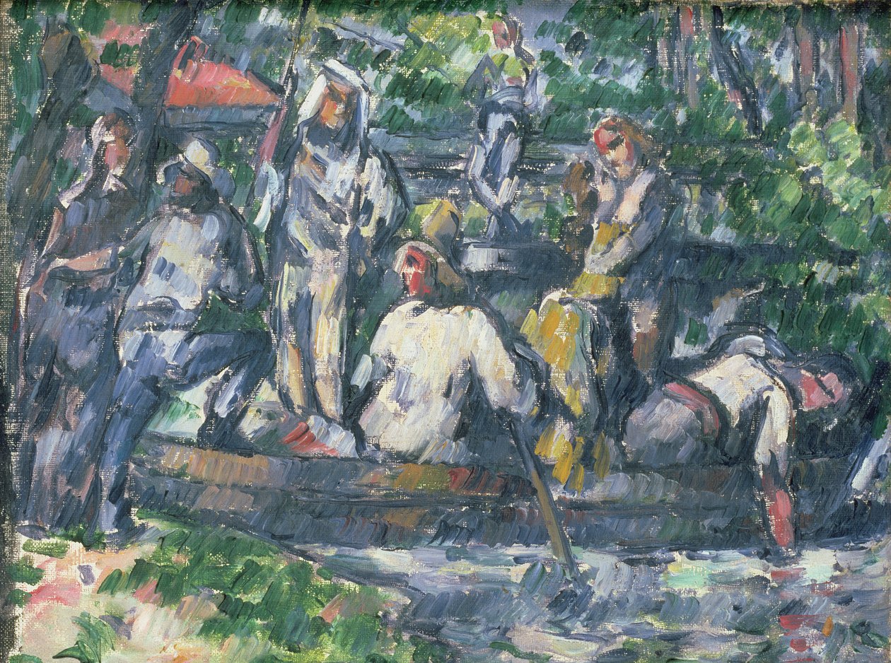 Avreise på vannet, 1879-82 av Paul Cézanne