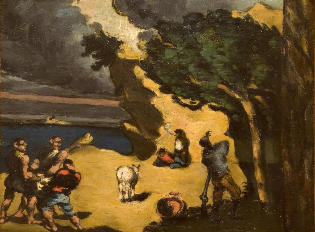Eseltyver av Paul Cézanne