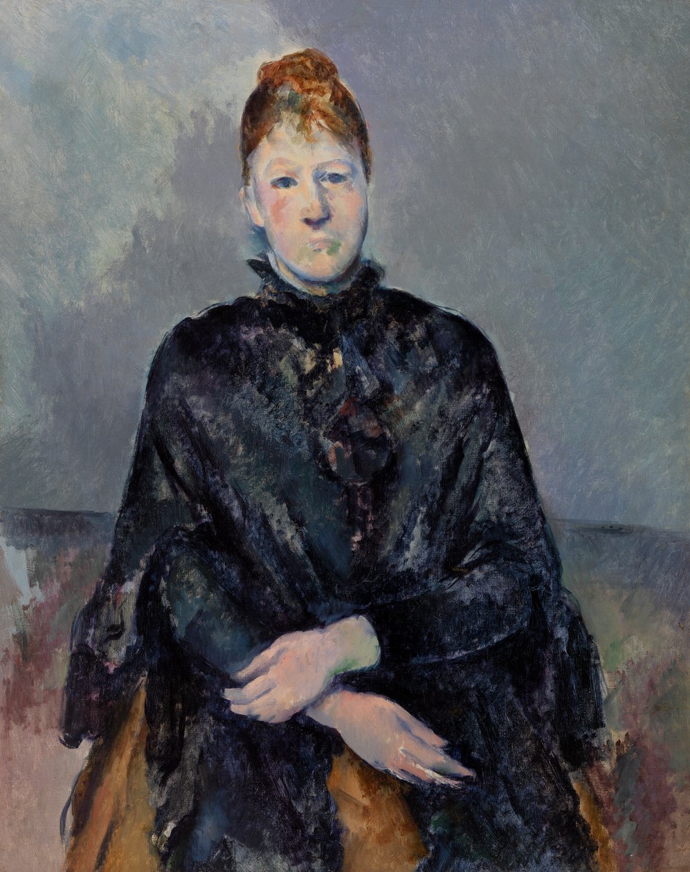 Madame Cezanne av Paul Cézanne
