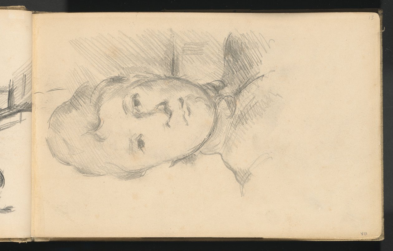 Madame Cezanne av Paul Cézanne