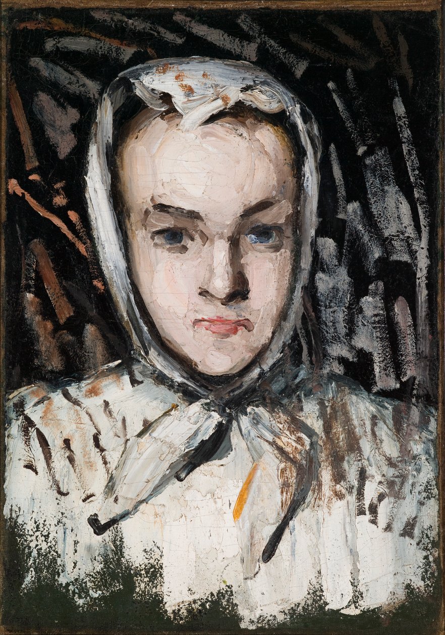 Marie Cézanne, kunstnerens søster (recto), kunstnerens mor (verso) av Paul Cézanne