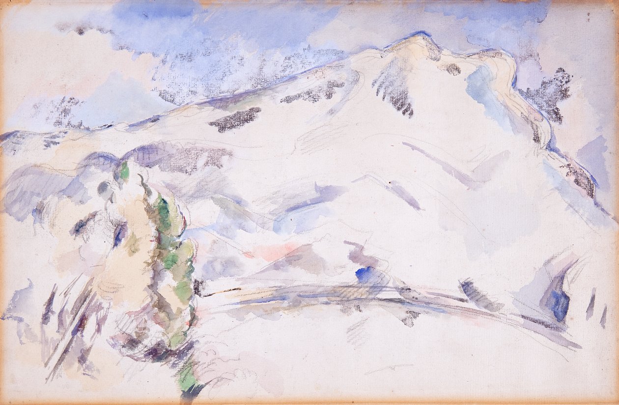 Mont Sainte-Victoire (Sainte-Victoire-fjellet) av Paul Cézanne