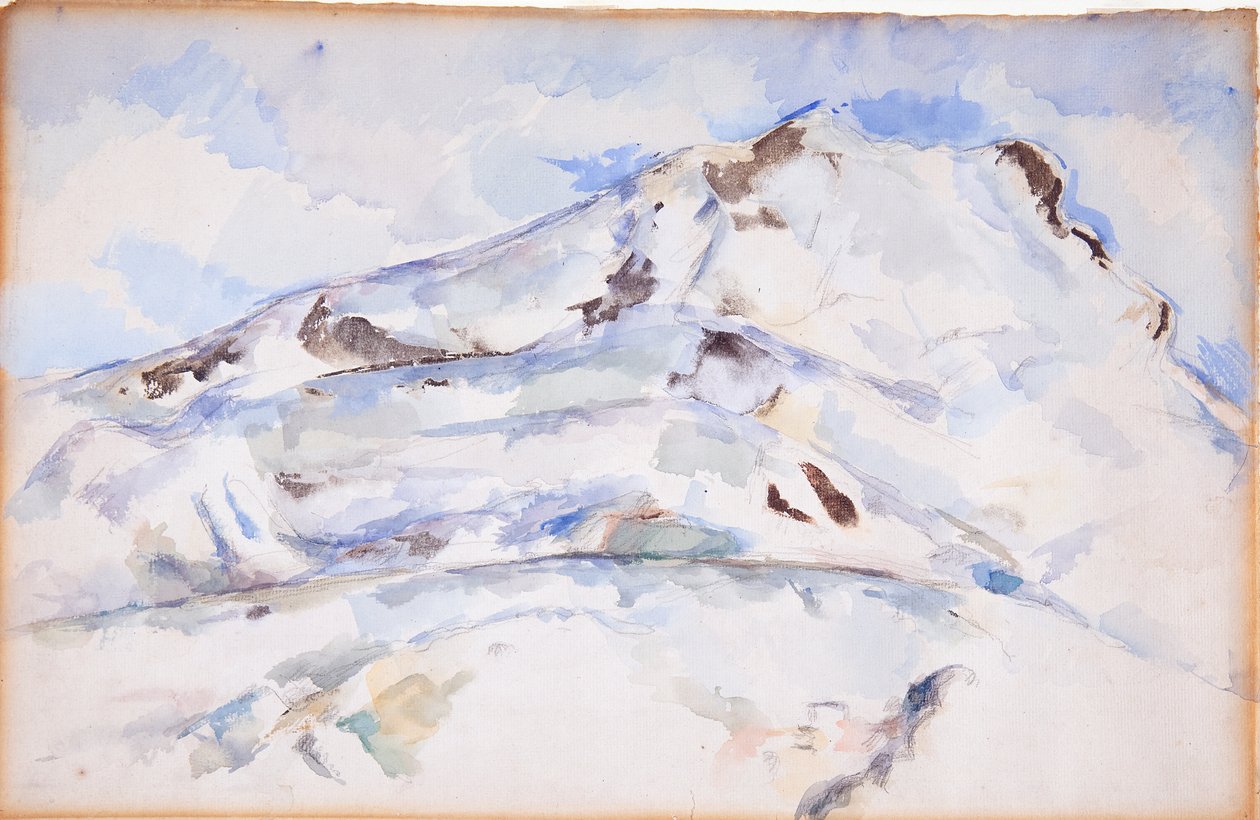 Mont Sainte-Victoire (Sainte-Victoire-fjellet) av Paul Cézanne