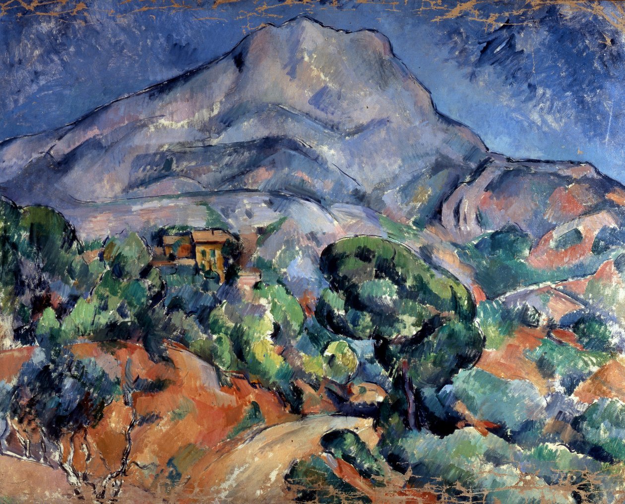 Mount Sainte-Victoire, 1896-1898 av Paul Cézanne