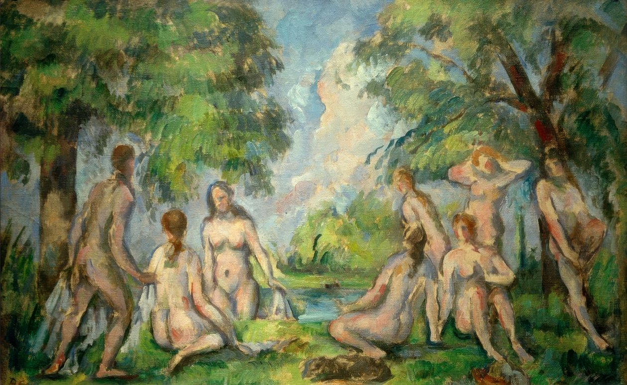 P.Cézanne, Badende av Paul Cézanne