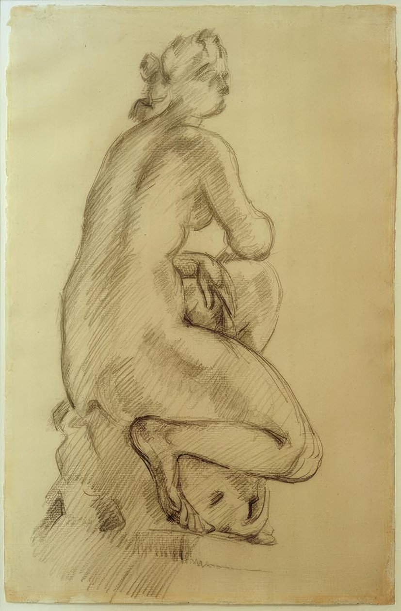 P.Cézanne, Kauernde Venus av Paul Cézanne