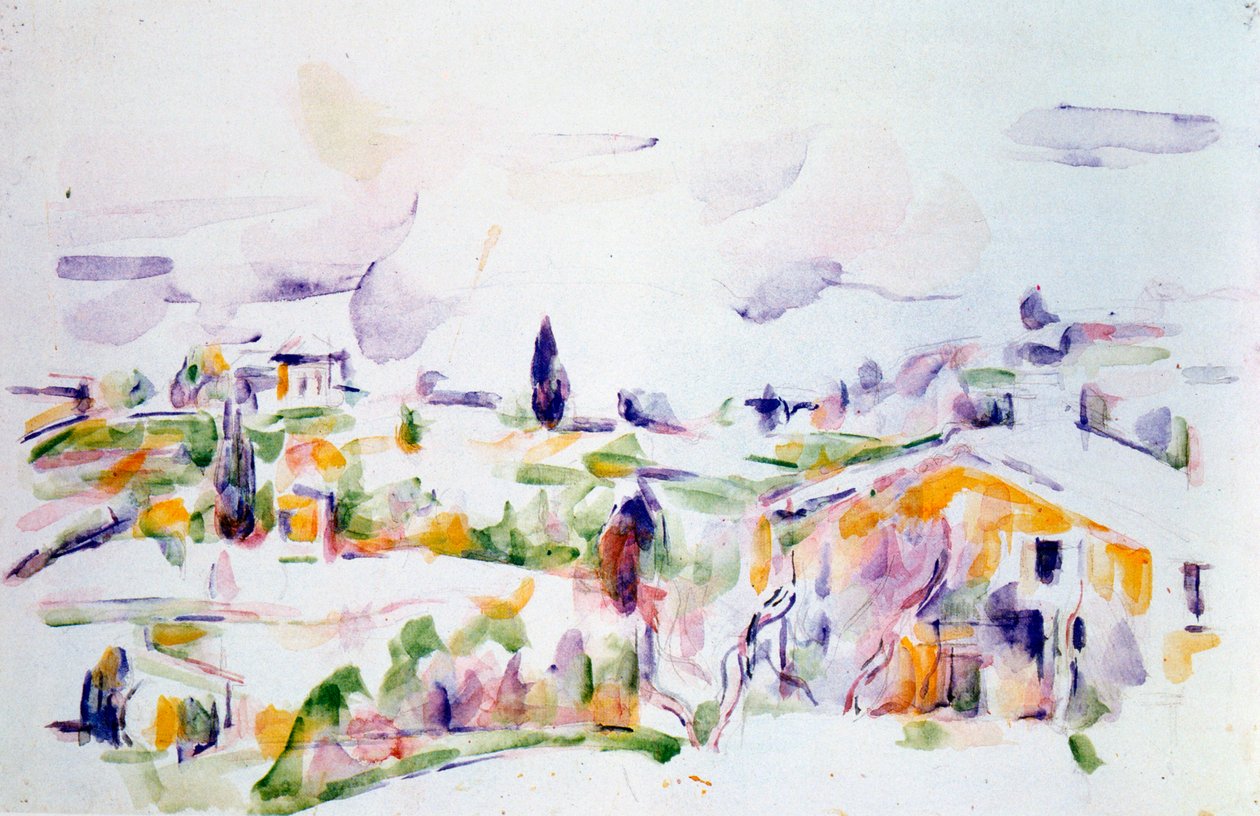 Passasje gjennom Provence, c1900-1906 av Paul Cézanne