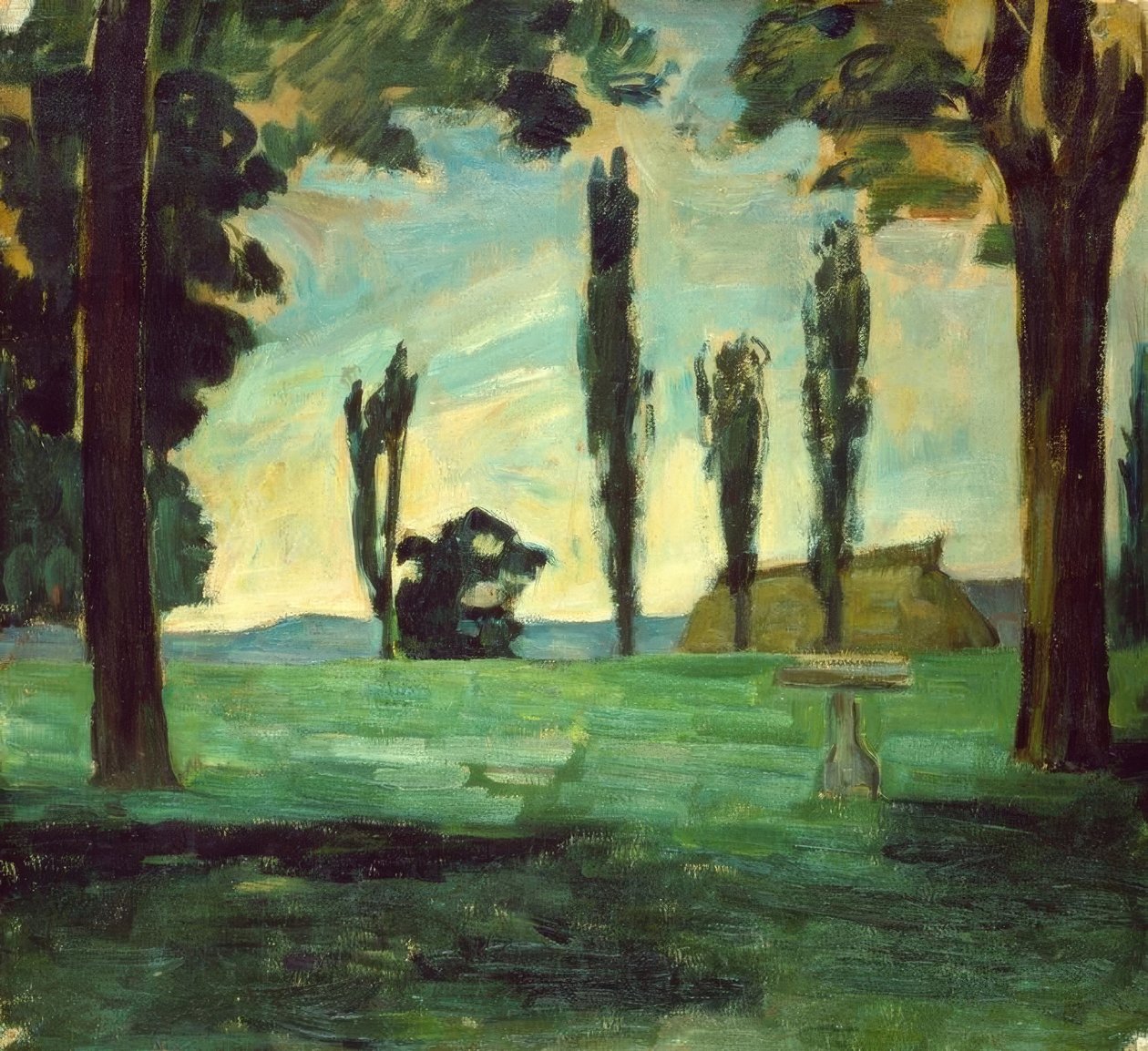 Landsbygda av Paul Cézanne