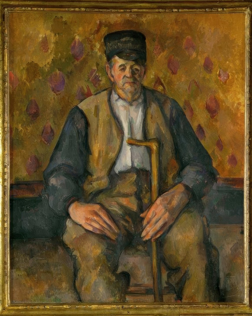 Sittende bonde av Paul Cézanne