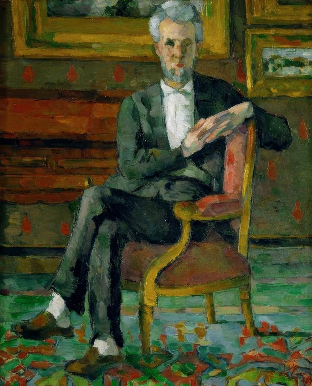Portrett av Chocquet av Paul Cézanne