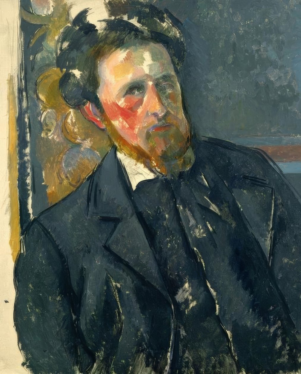 Portrett av Joachim Gasquet av Paul Cézanne
