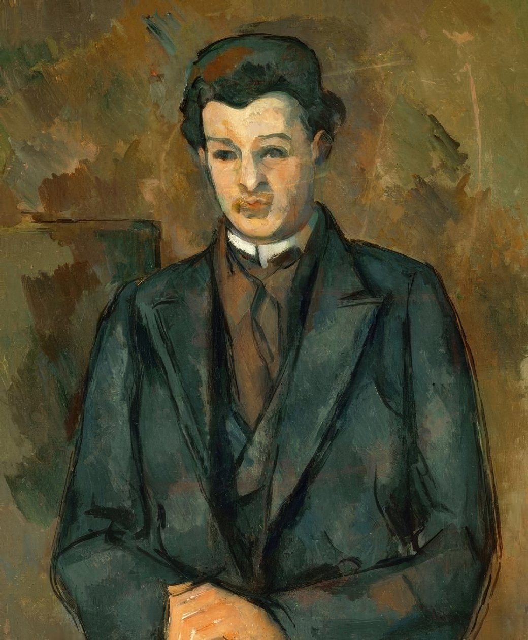 Portrett av maleren Alfred Hauge av Paul Cézanne