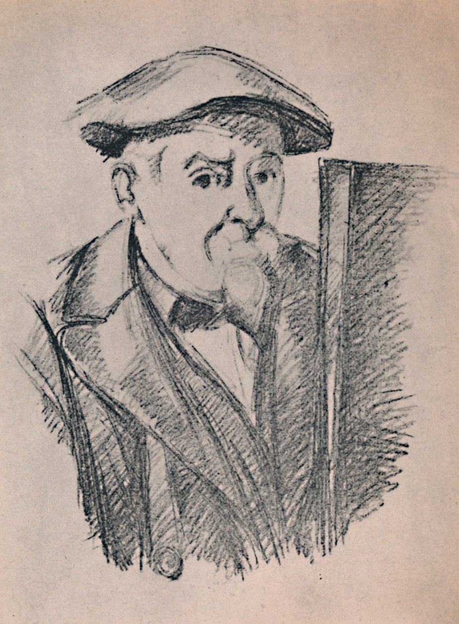 Portrett av kunstneren, ca. 1900, 1946. av Paul Cézanne