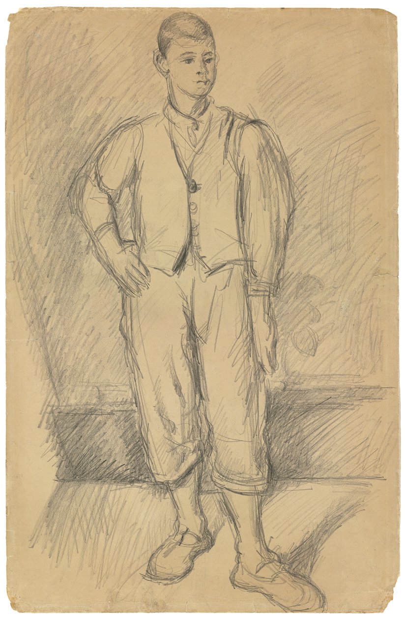 Portrett av kunstnerens sønn; Portrett av kunstnerens sønn, ca. 1875-1885 av Paul Cézanne