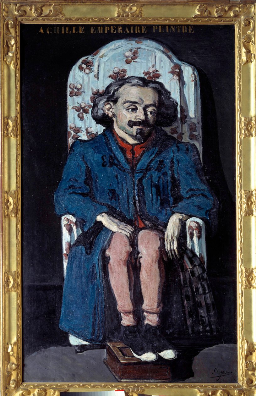 Portrett av maleren Achille Emperaire (1829-1898) Maleri av Paul Cezanne (1839-1906) 1868 Dim. 2x1,2 m Paris, musee d