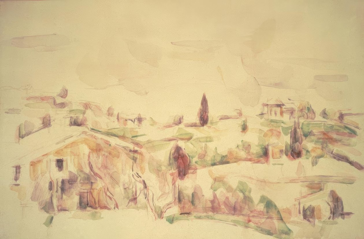 Provençalsk landskap av Paul Cézanne
