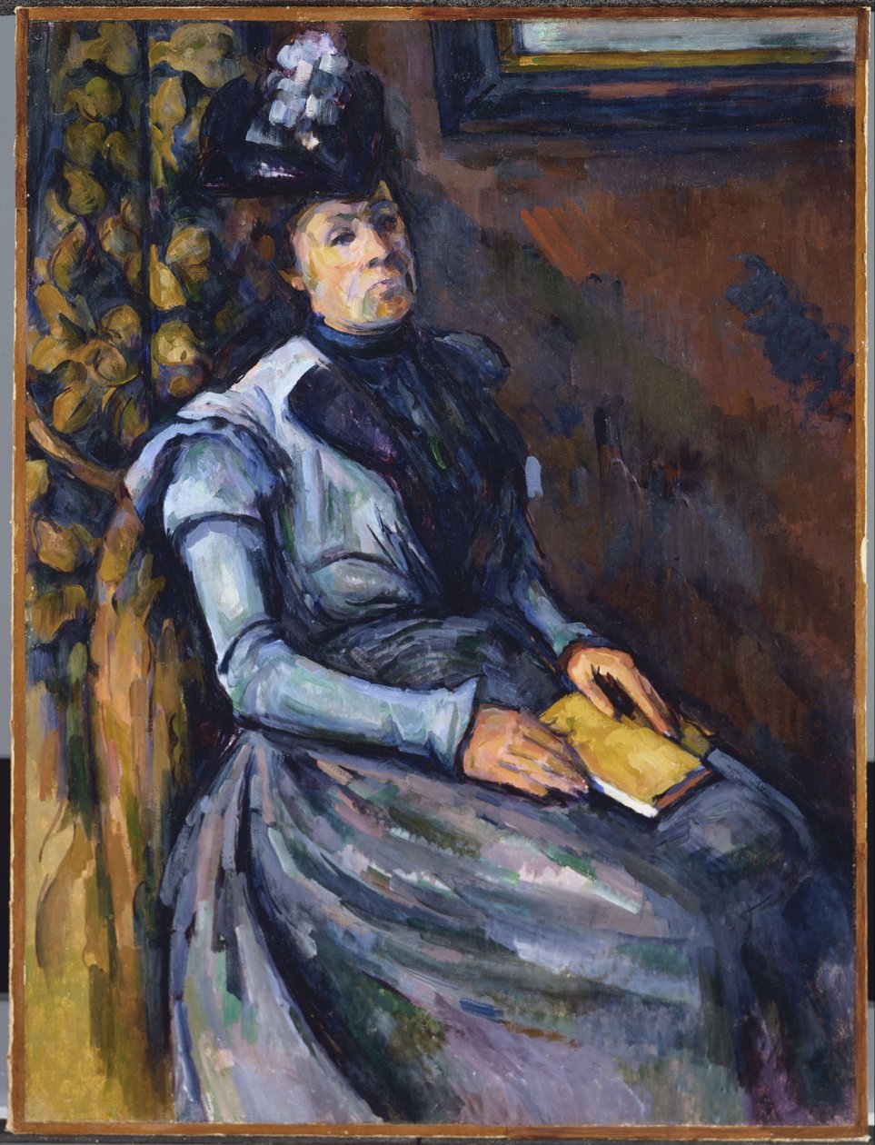 Sittende kvinne i blått av Paul Cézanne