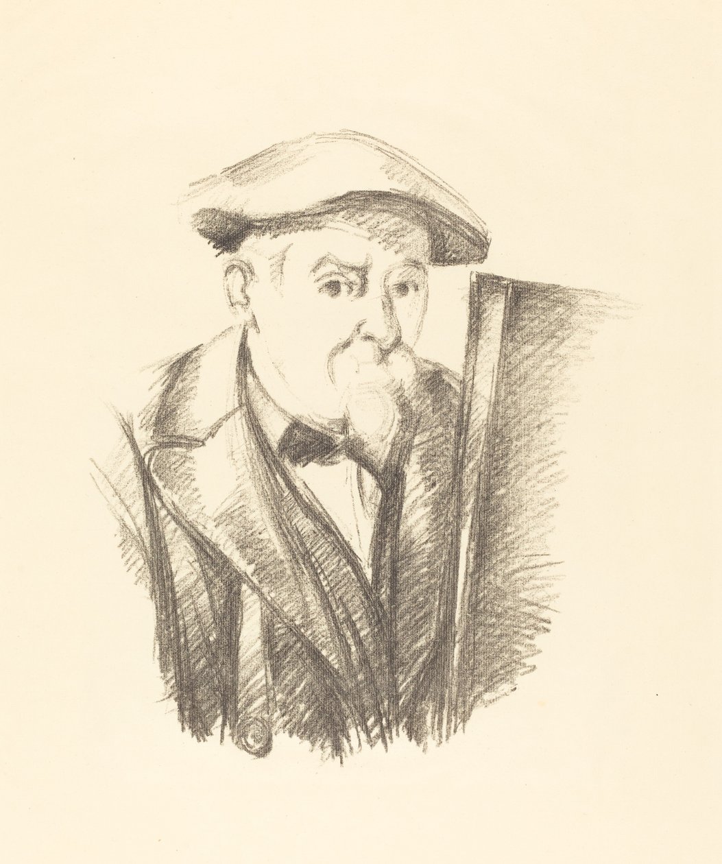 Selvportrett, 1898. av Paul Cézanne
