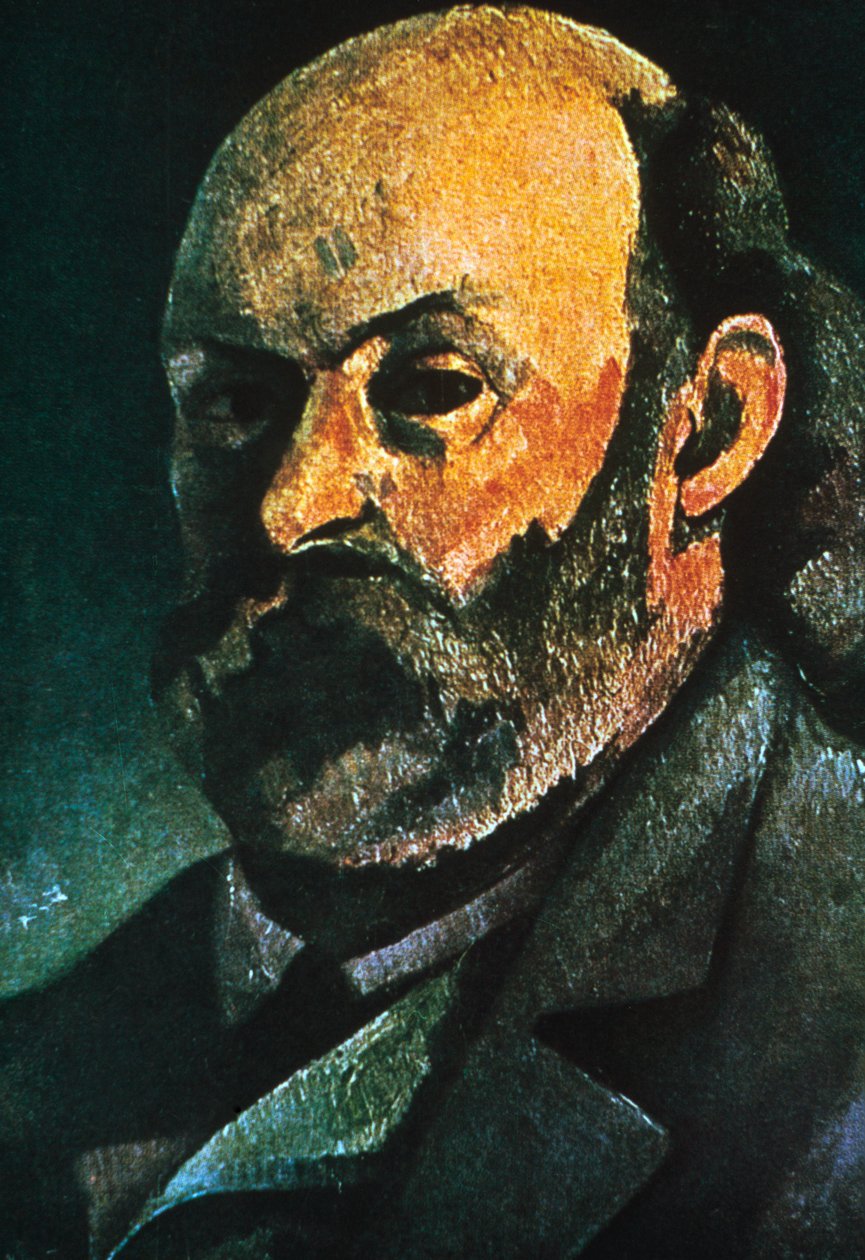 Selvportrett, 1880 av Paul Cézanne