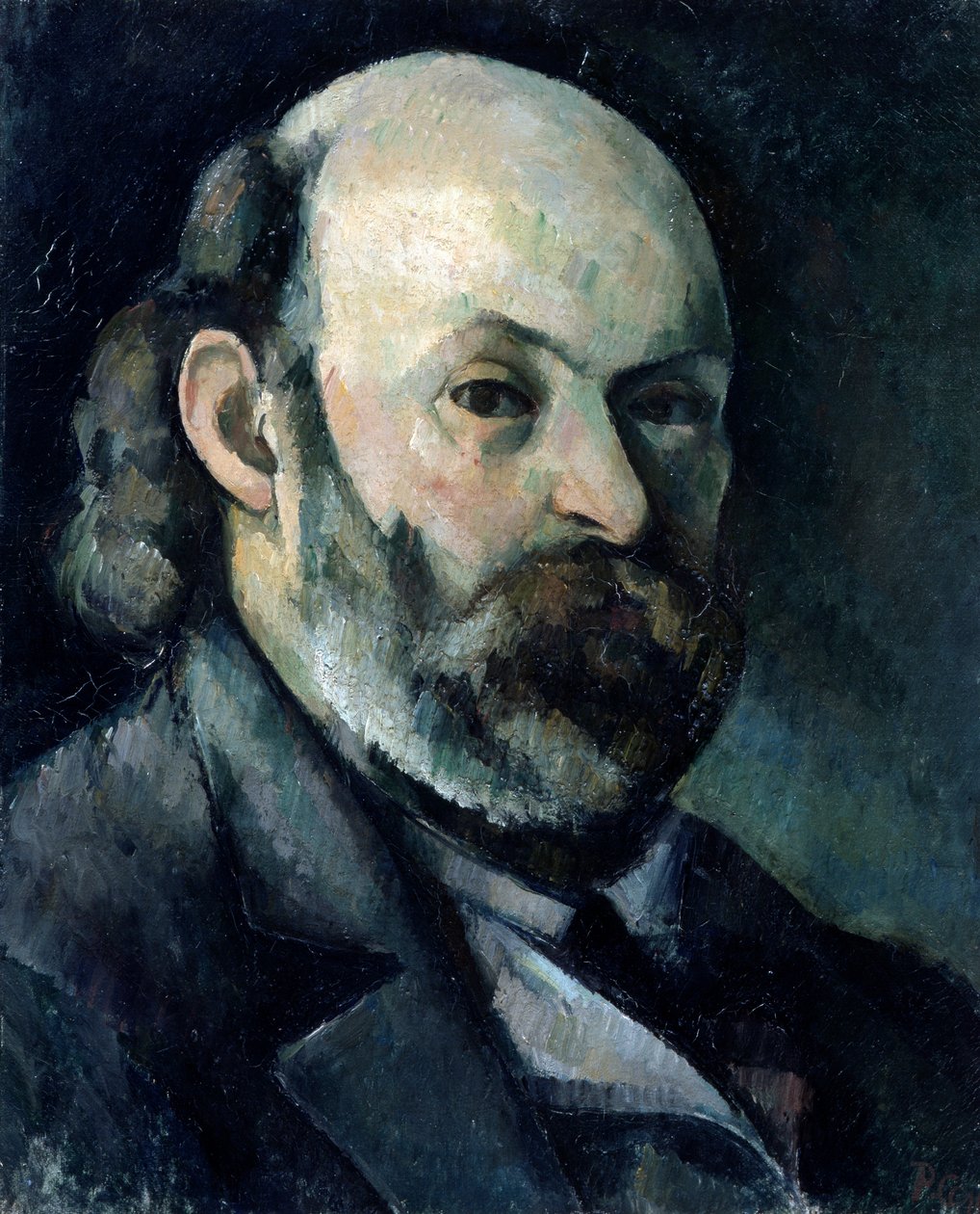 Selvportrett, 1882-1885 av Paul Cézanne