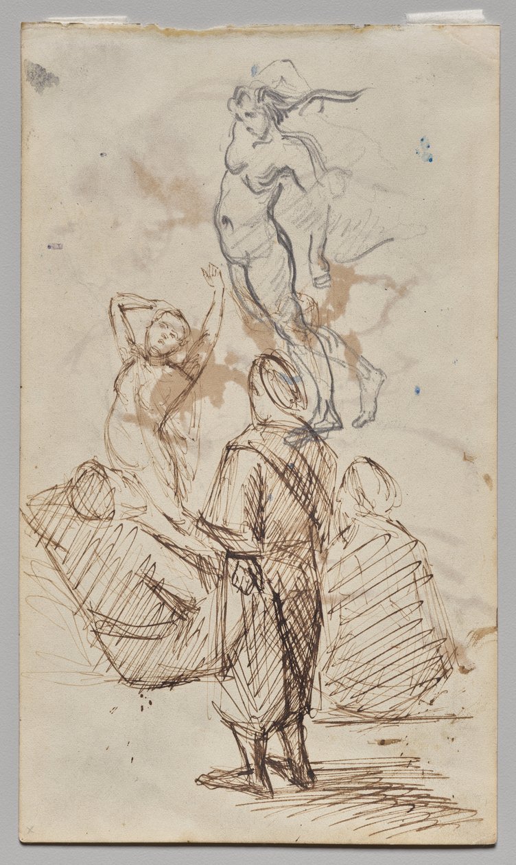 Studieark av Paul Cézanne