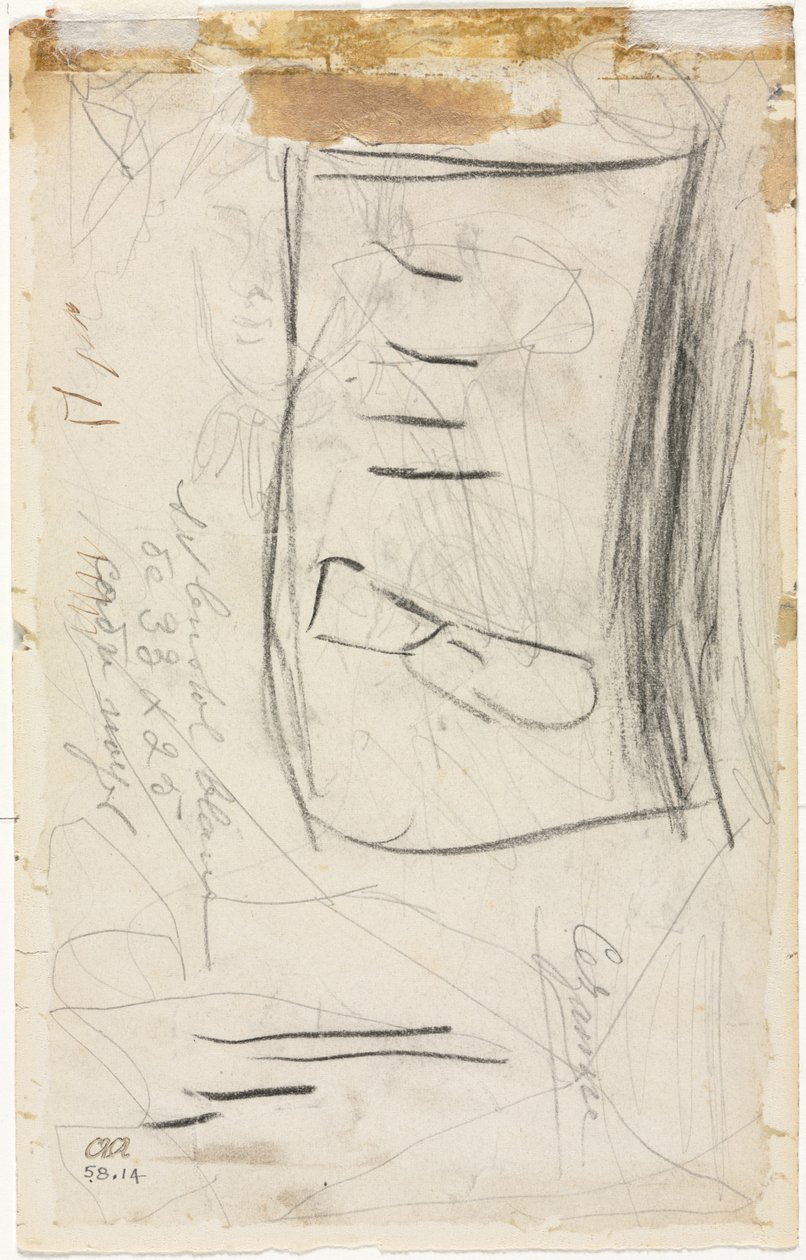 Skisse av Madame Cézanne, 188184. av Paul Cézanne