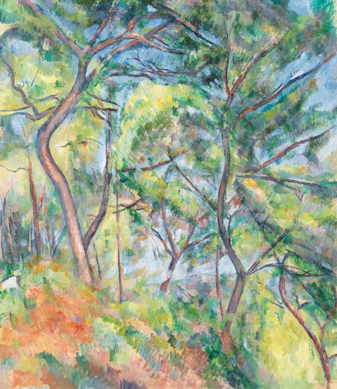 Glades, ca. 1894 av Paul Cézanne