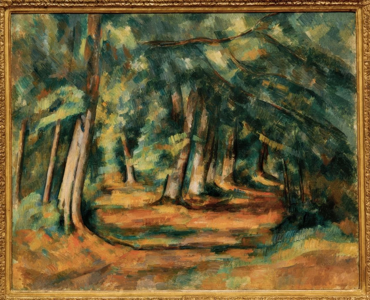 Sousbois - Fontainebleau (?) av Paul Cézanne