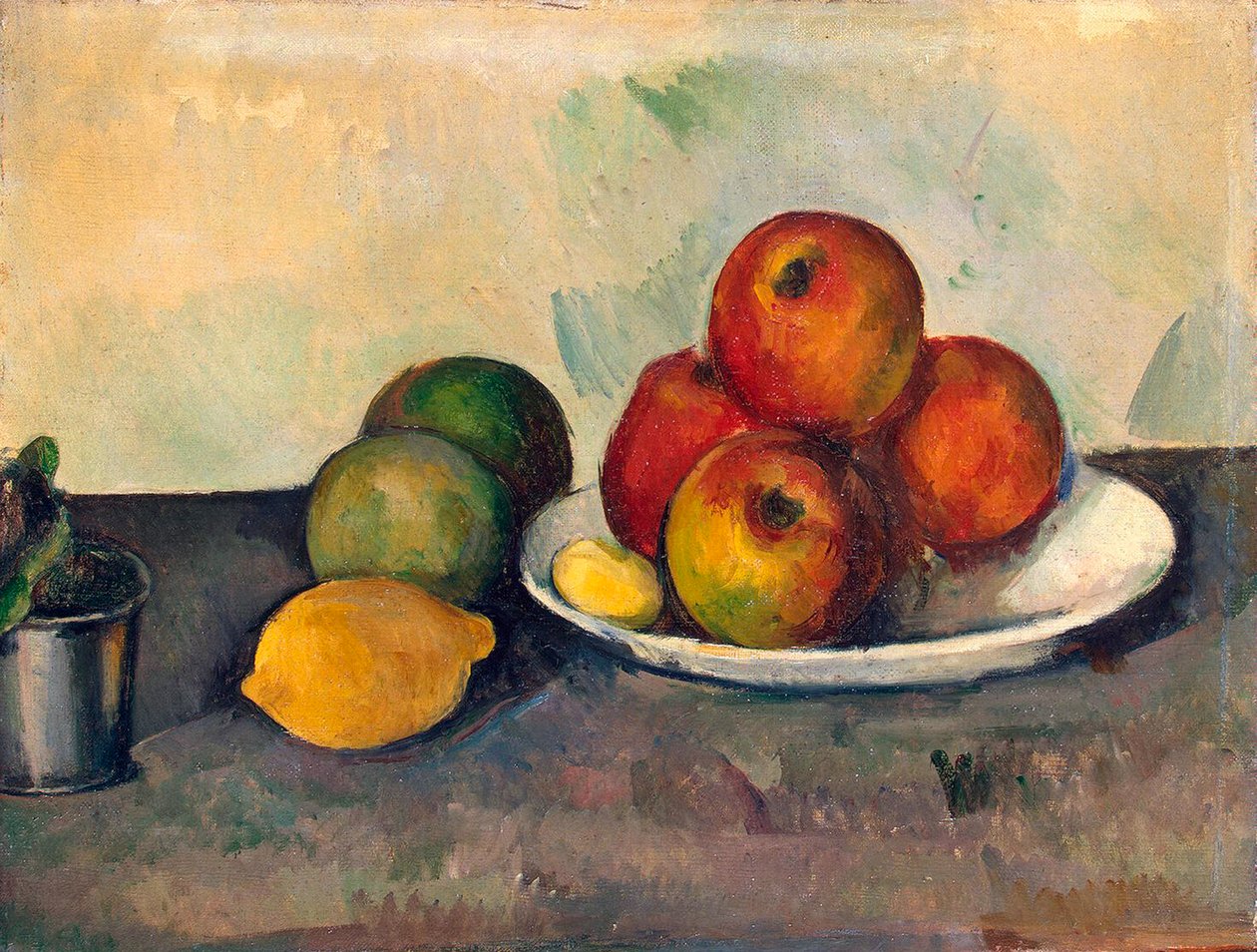 Stilleben med epler, c1890. av Paul Cézanne