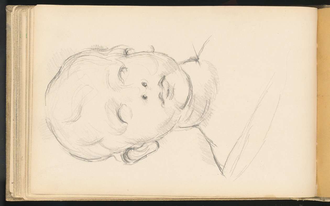 Studie av Desiderio da Settignanos "Bust of a Child" av Paul Cézanne
