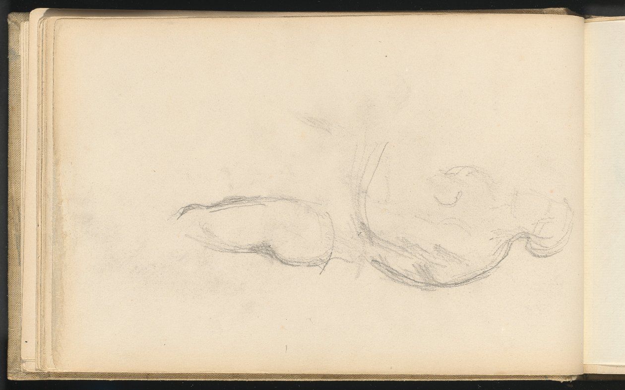 Studie av den allegoriske helsefiguren i Rubens "The Birth of Louis XIII" av Paul Cézanne