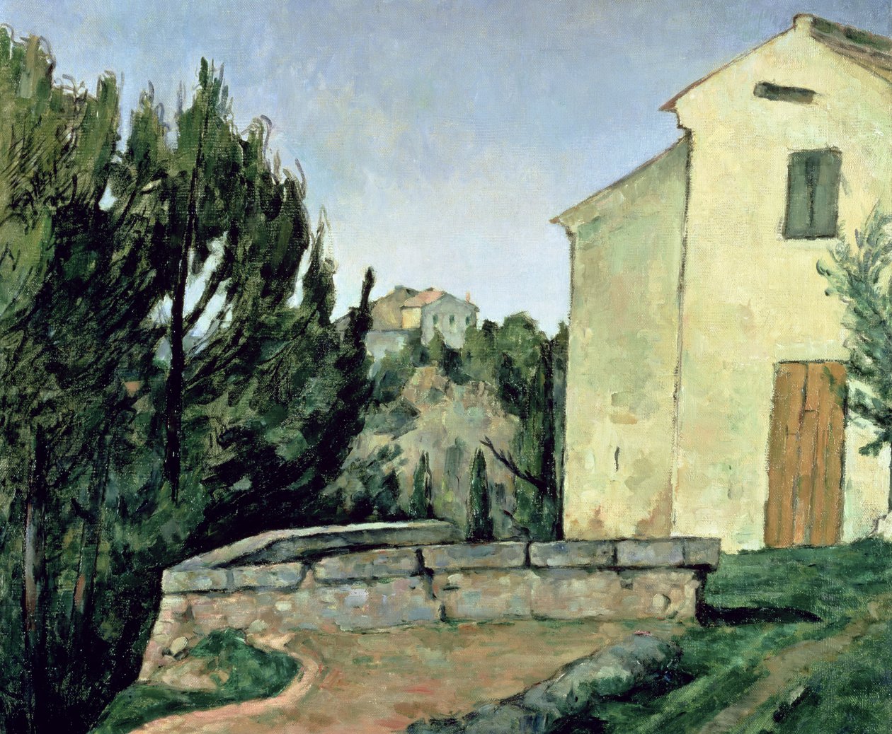 Det forlatte huset på Tholonet av Paul Cézanne