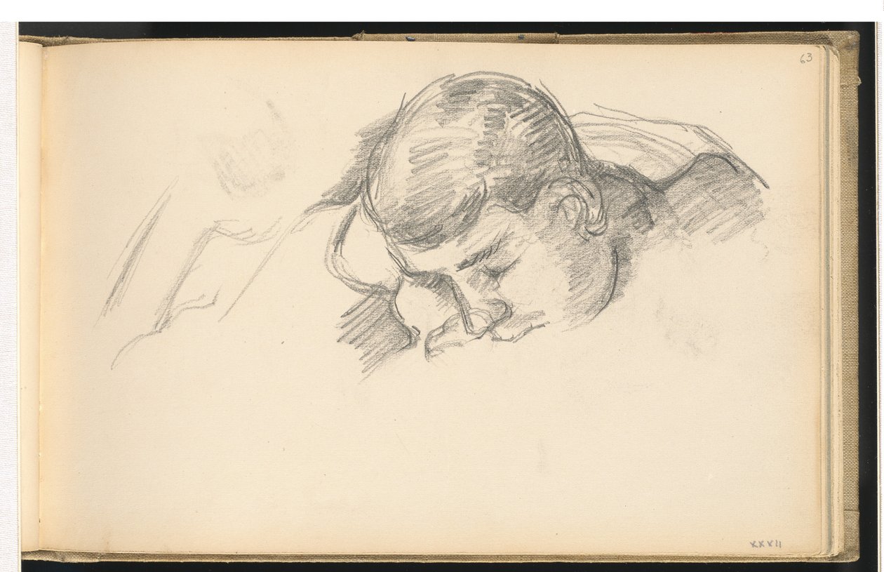 Kunstnerens sønn leser av Paul Cézanne