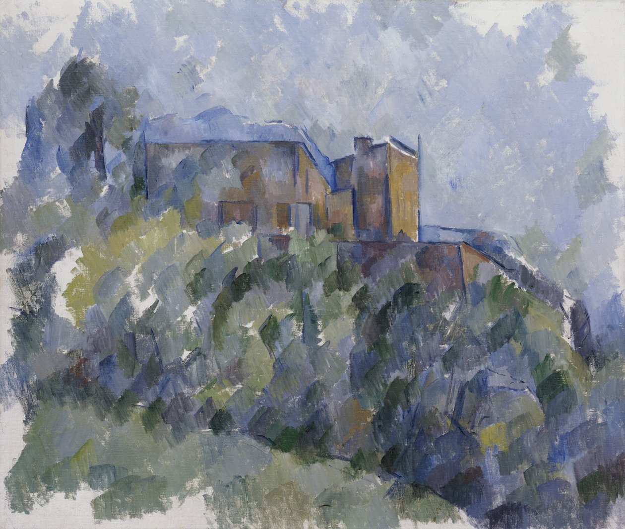Det svarte huset av Paul Cézanne