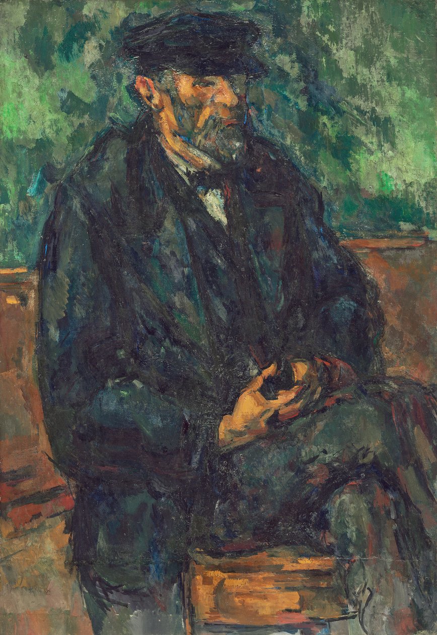 Gartneren Vallier, 1906 av Paul Cézanne