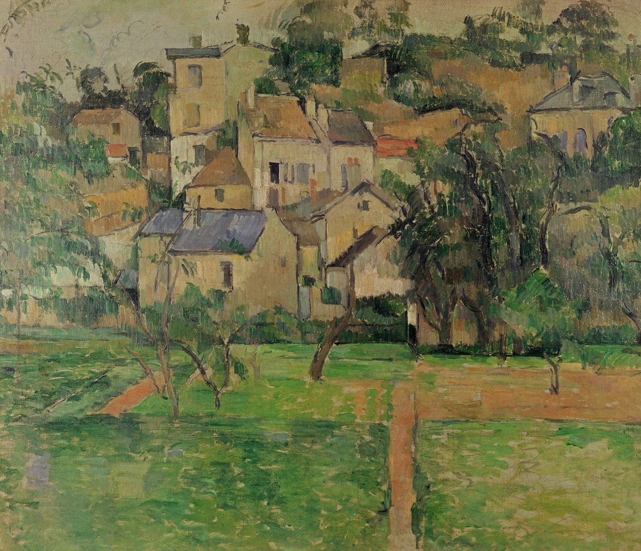 Eremitasjen i Pontoise, 1884 av Paul Cézanne