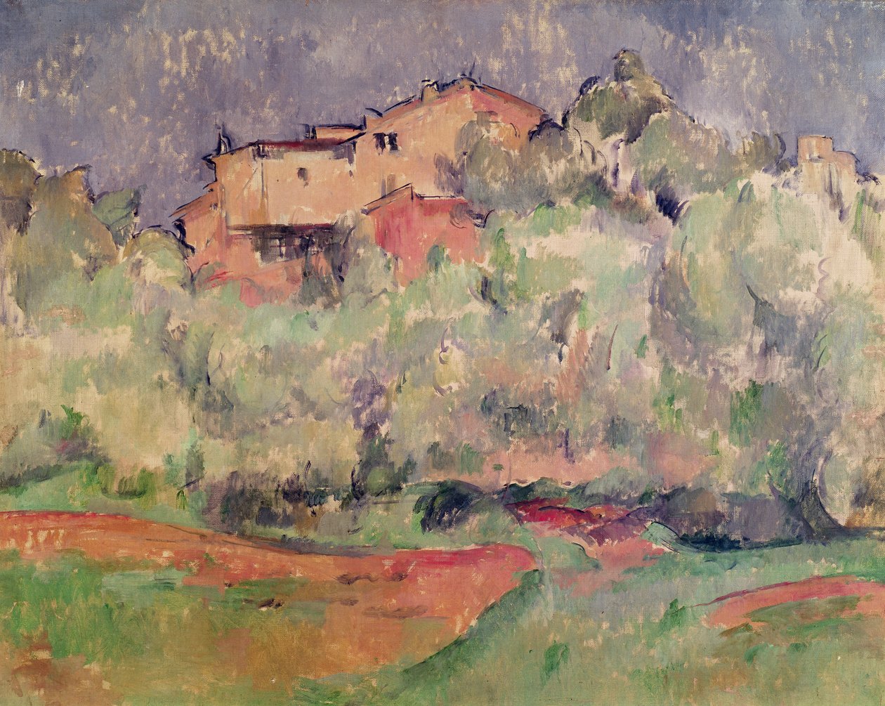Huset på Bellevue, 1888-92 av Paul Cézanne