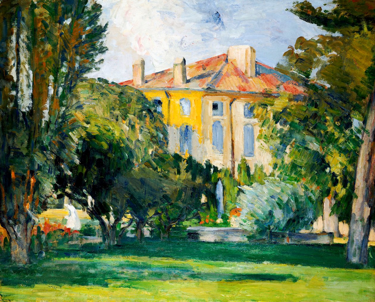 Huset på Jas de Bouffan, 1882-85 av Paul Cézanne